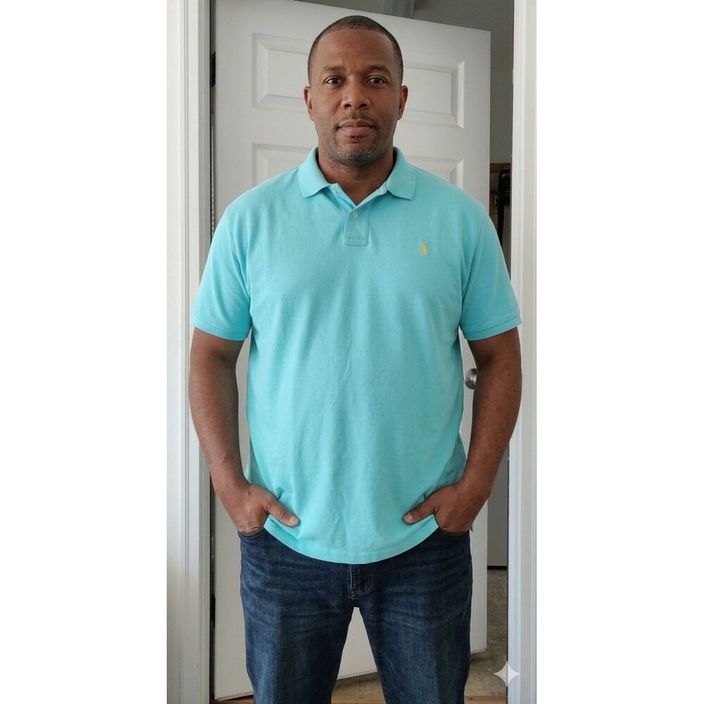 Polo Ralph Lauren Men's XXL Custom Classic Fit Polo Shirt Short Sleeve Pony